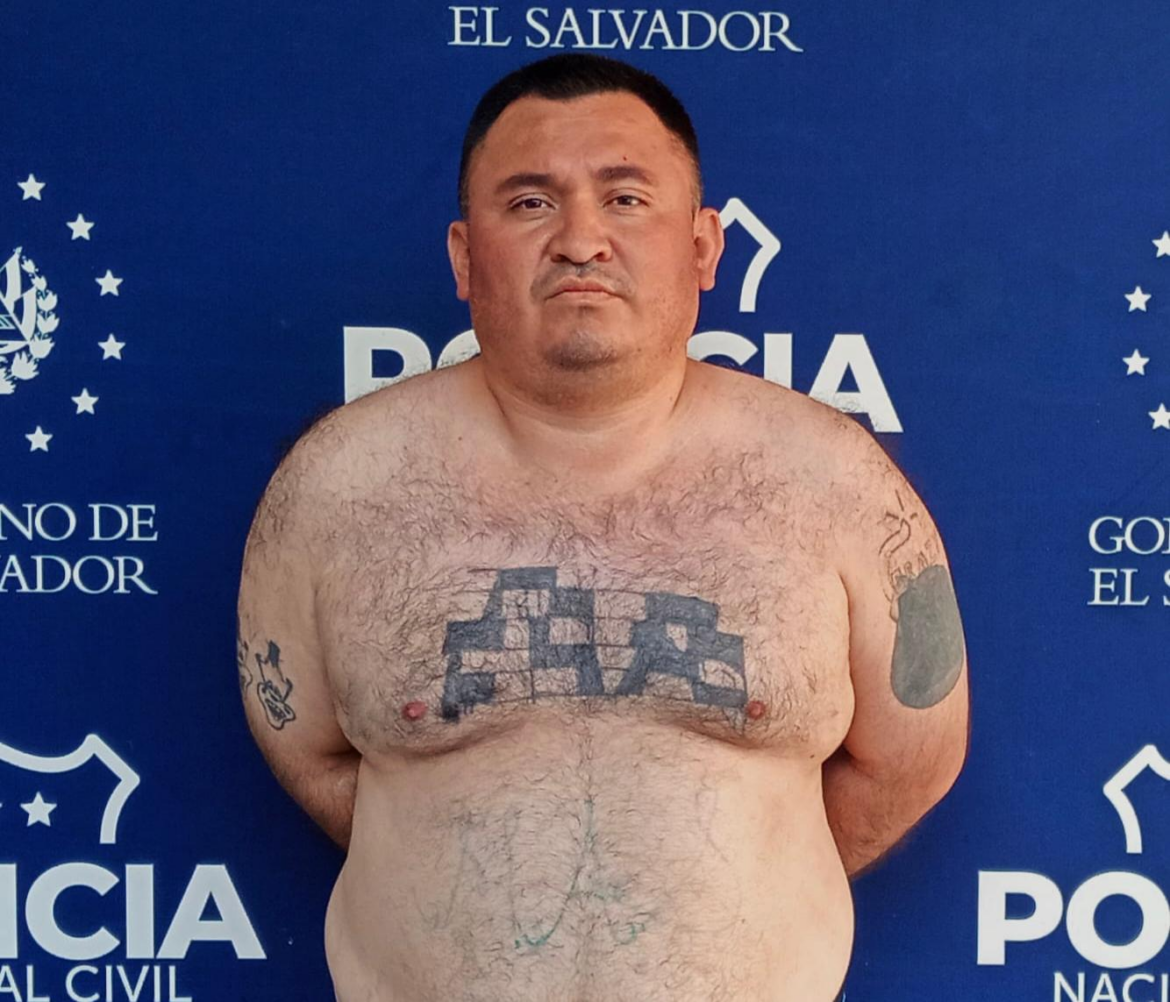 La PNC arrestó a un homeboy de la MS-13 en Santa Ana