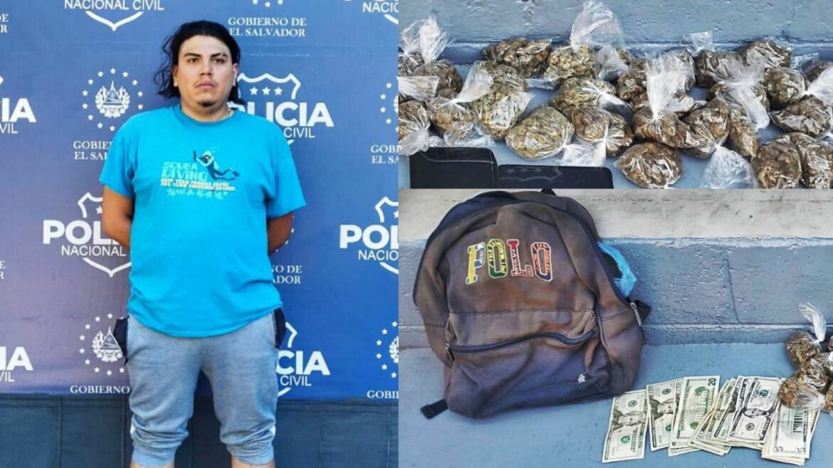 Intervienen a hombre que trasladaba marihuana tras una denuncia ciudadana a la PNC