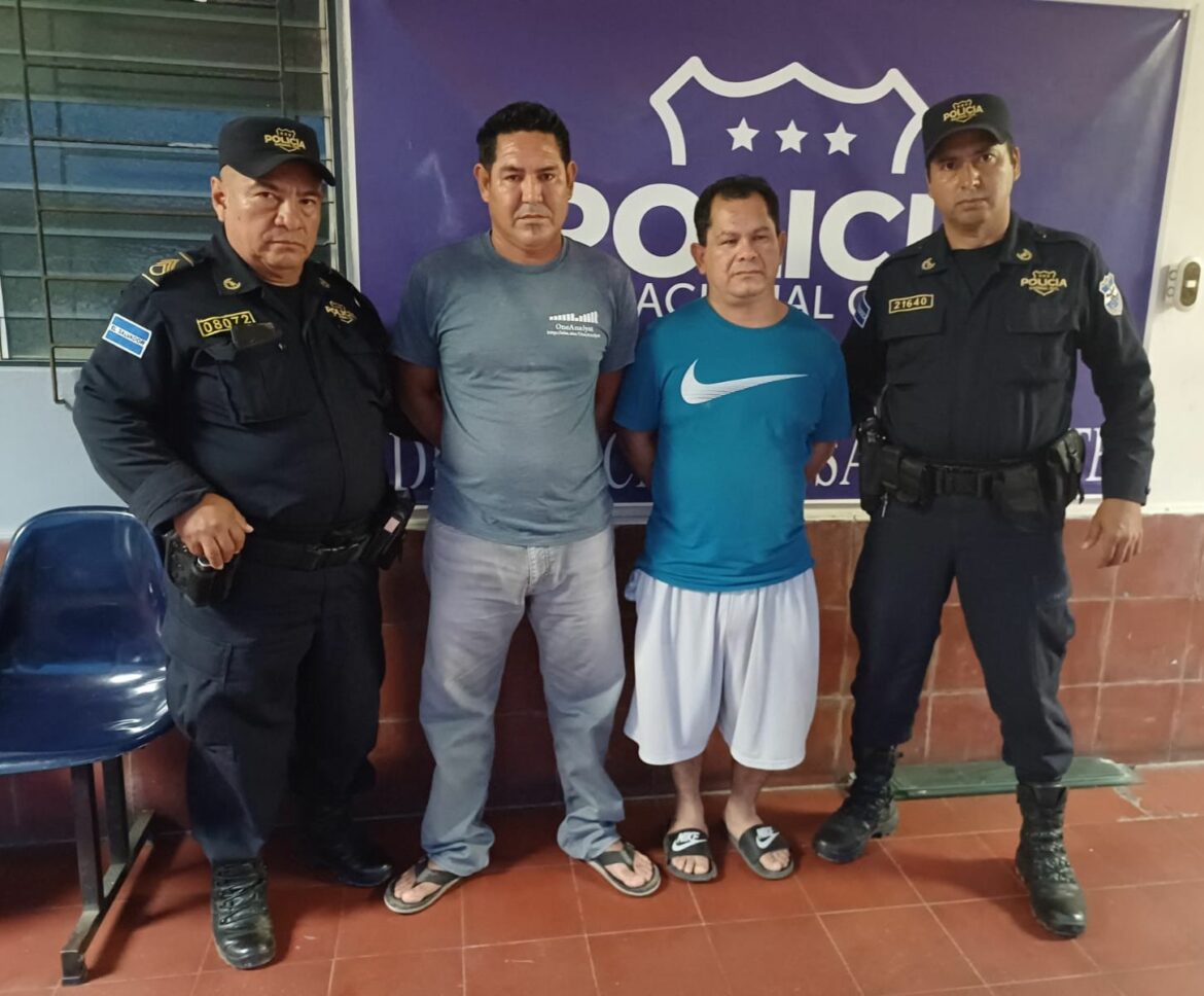 Capturan a dos hombres protagonistas de una pelea en San Vicente