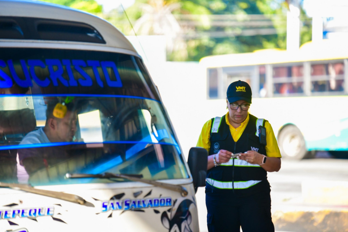 VMT ejecuta controles al transporte colectivo a escala nacional tras aumento de multas