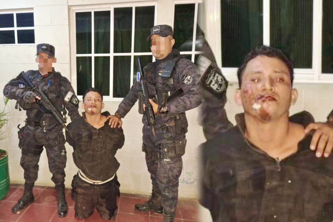 Pandillero detenido tras intentar escapar de agentes de la PNC
