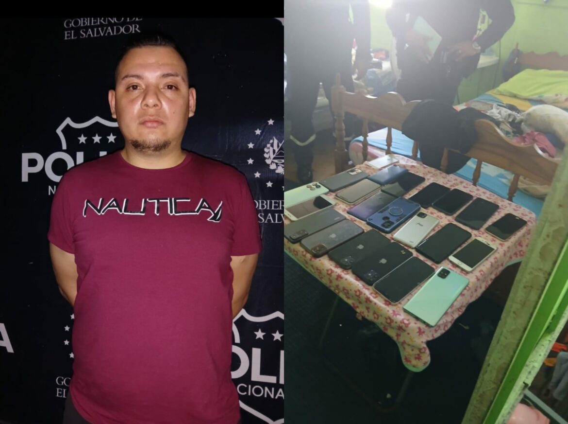 Capturan a hombre con 22 celulares sin documentación de su procedencia
