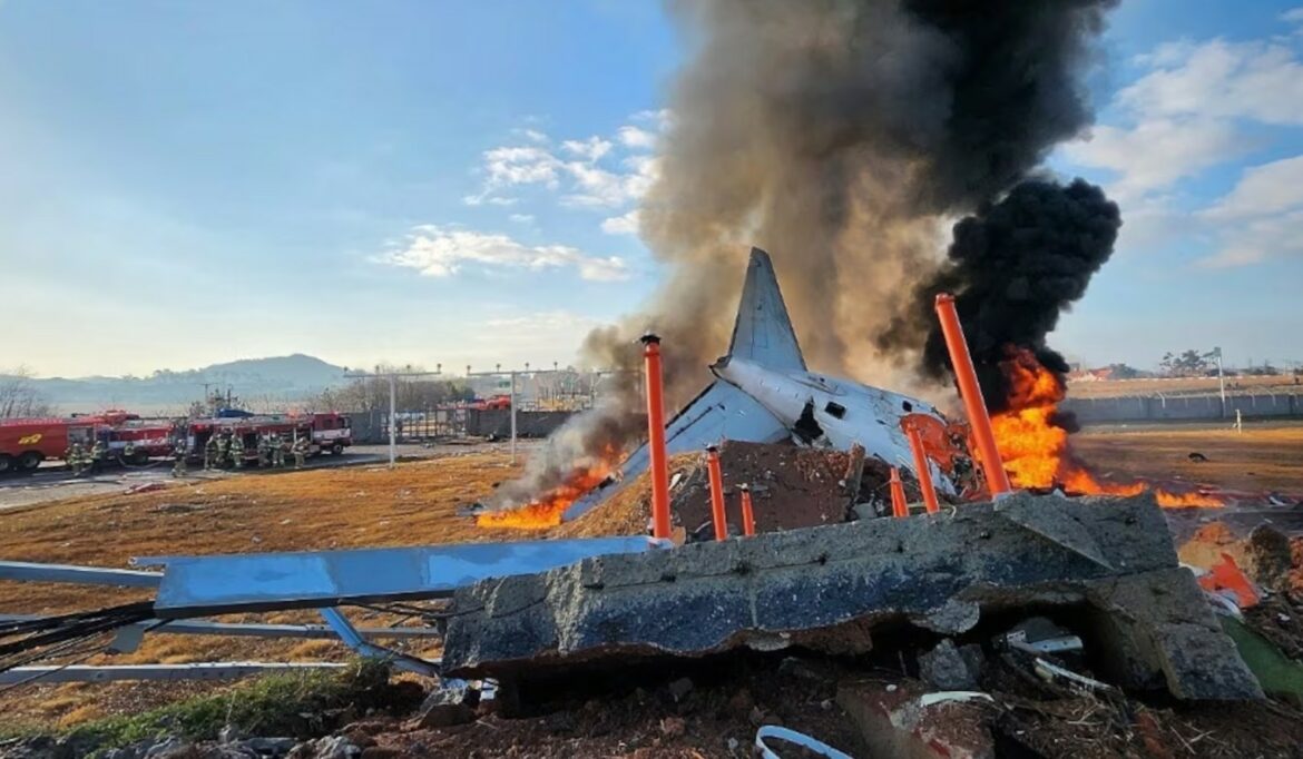 Un total de 179 personas murieron en el accidente de avión en el aeropuerto de Corea del Sur