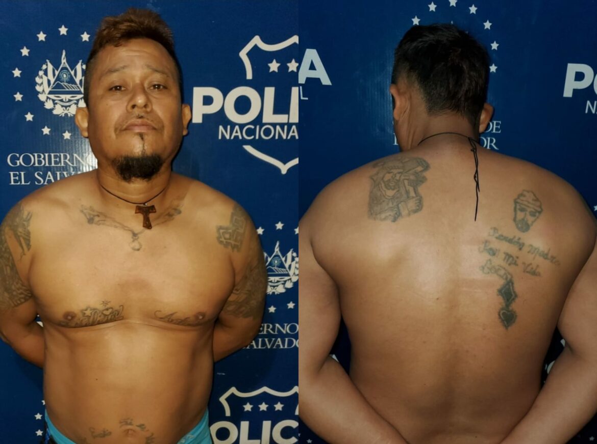 Homeboy de la MS13 fue capturado por la PNC en Morazán