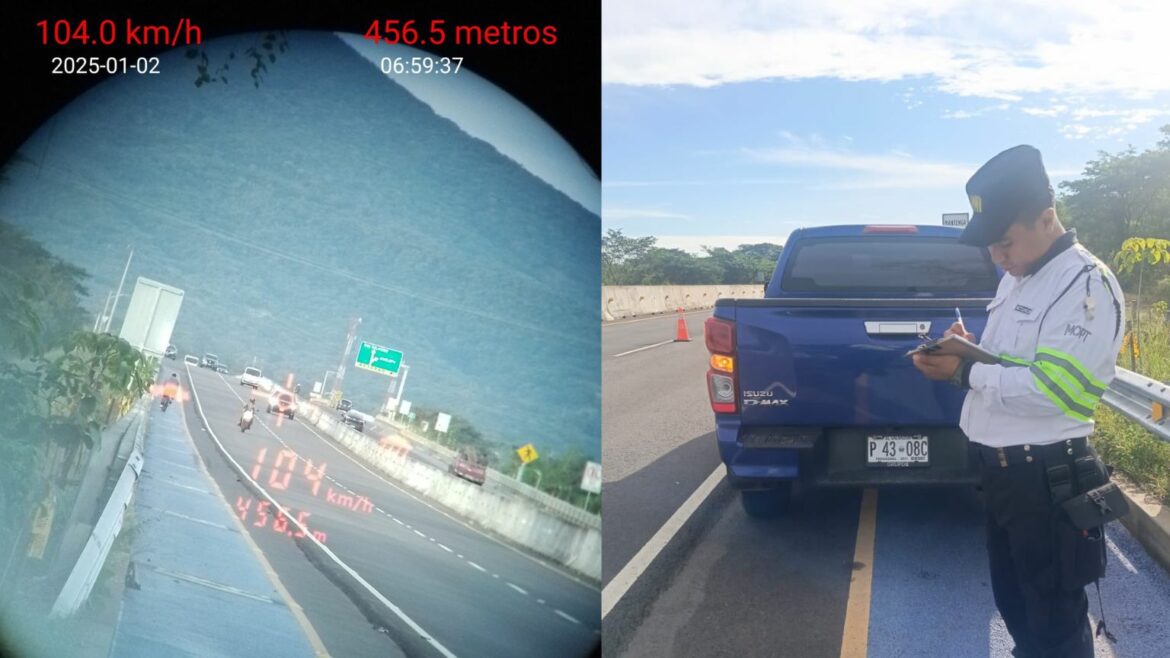 Imponen sanciones por conducir a más de 100 km/h tras la velocidad excesiva causar 323 muertes en 2024