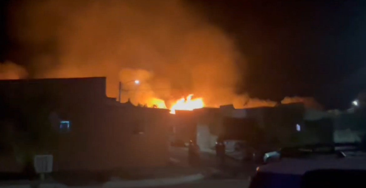 Incendio en Nuevo Lourdes, Colón, La Libertad