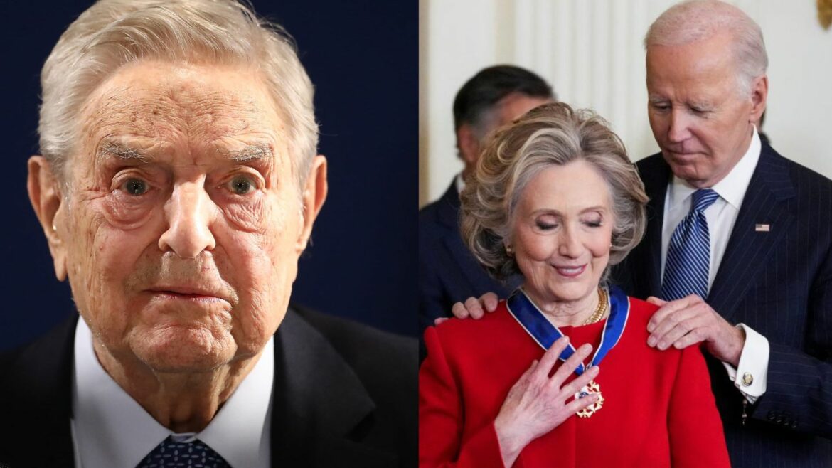 Biden otorga a George Soros y Hillary Clinton la «Medalla Presidencial de la Libertad», lo que genera indignación: “Una vergüenza nacional”