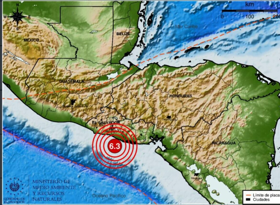Continúa actividad sísmica frente a la costa de La Paz, tras temblor de 6.3
