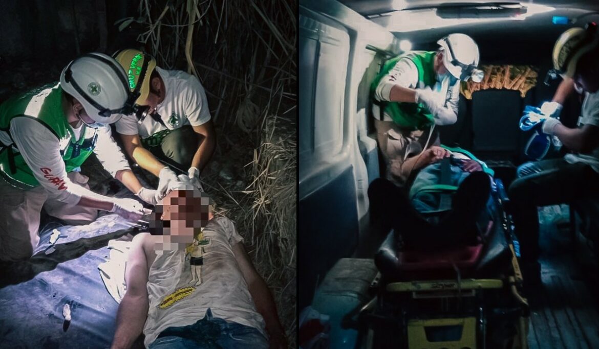 Un muro colapsó tras sismo de 4.2 y dejó a una persona lesionada