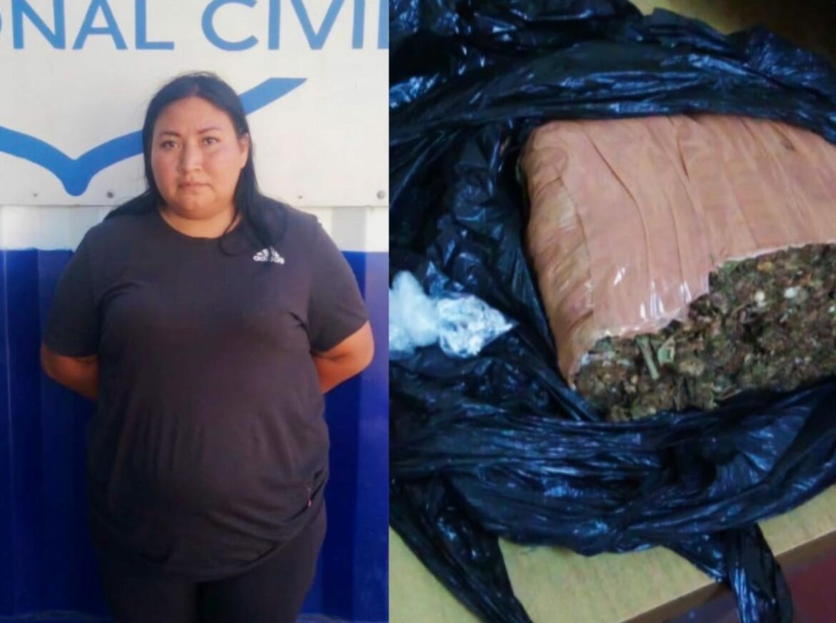 Capturan a mujer con porciones de droga en Santa Ana