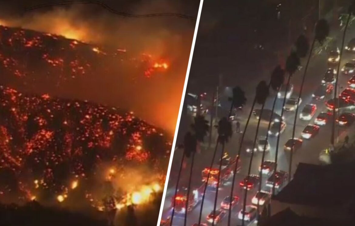 Otro incendio en Hollywood Hills, cerca de Runyon Canyon, provoca evacuaciones