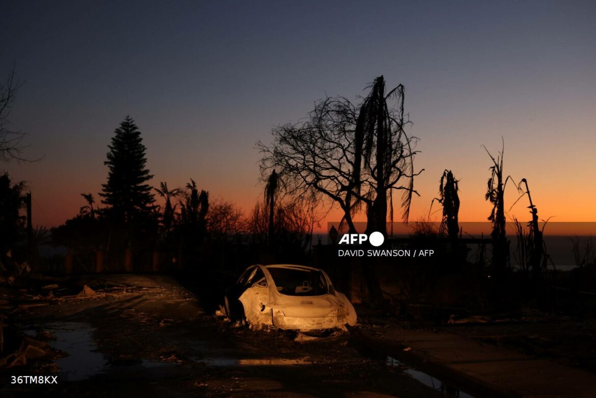 Sube a 24 cifra de muertos en incendios de Los Ángeles con vientos aún más peligrosos