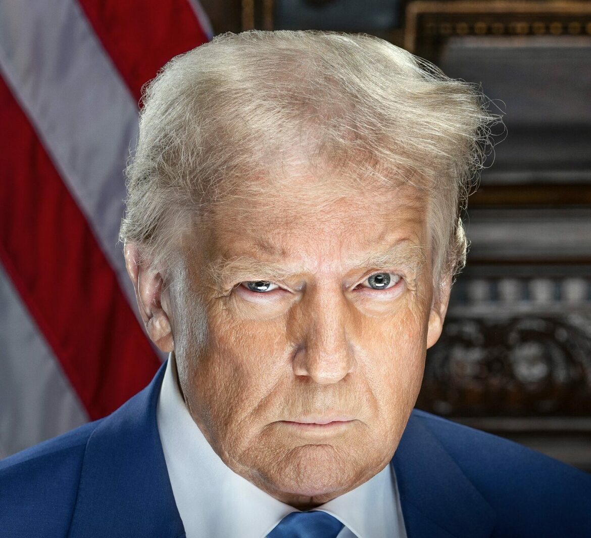 Retrato oficial del 47º presidente de EEUU, Donald Trump