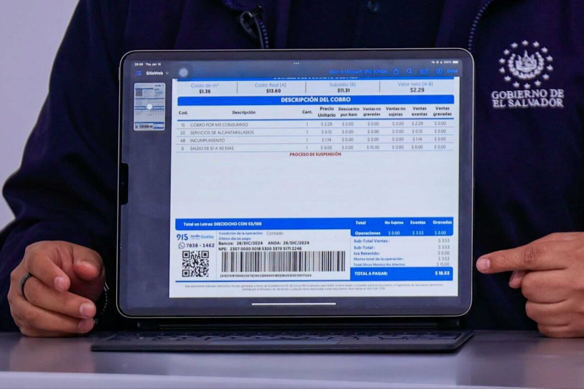 ANDA dice que quienes tienen el pago del recibo automático tendría «un saldo a favor» en la siguiente facturación