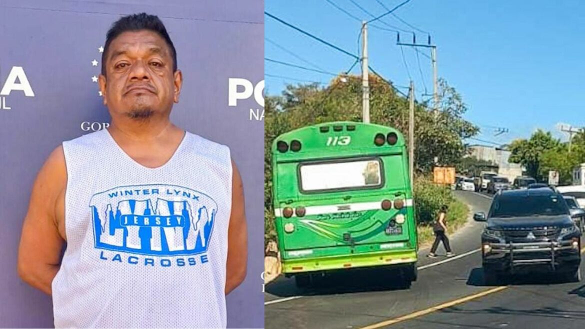 La PNC arrestó a un conductor con 190° de alcohol: se durmió y chocó con un bus de la 113