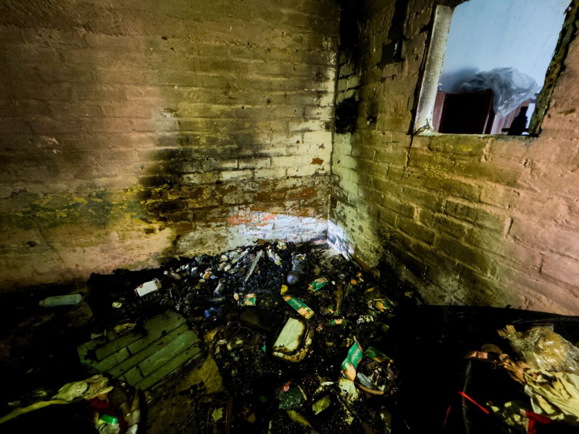 Una persona lesionada tras incendio en vivienda en el distrito de Sonzacate