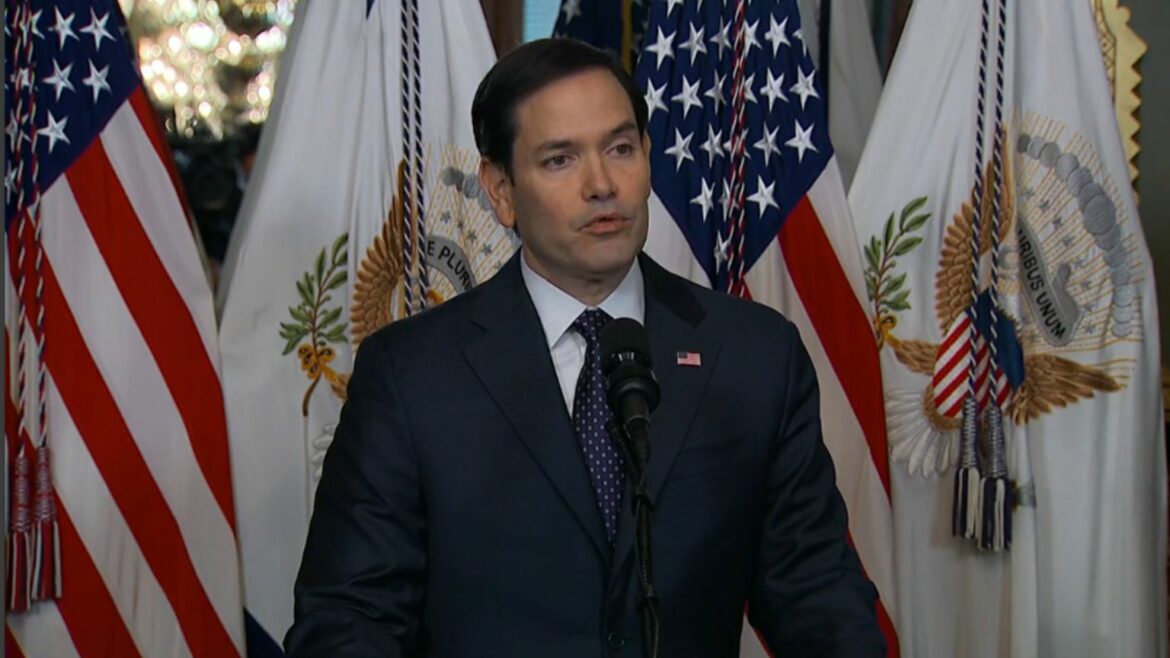 Rubio tras jurar como máximo diplomático en EE.UU.: «es un honor ser el secretario de Estado del país más poderoso y más bueno»