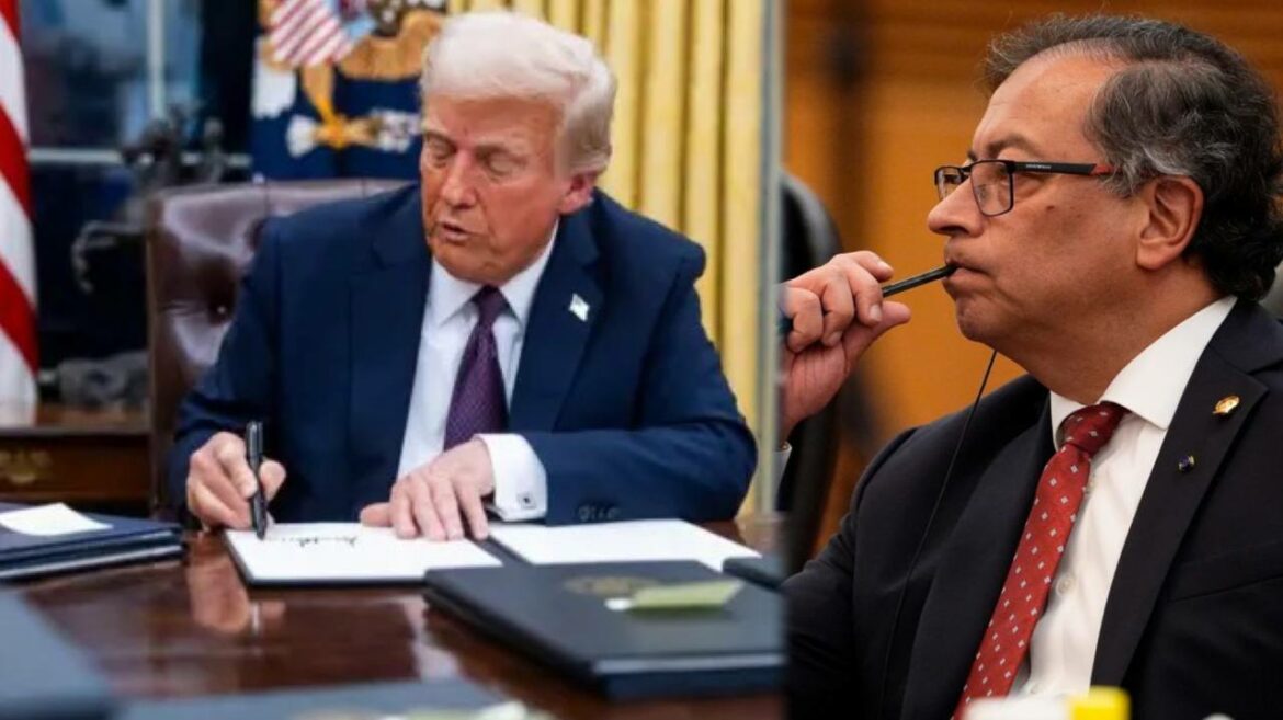 Donald Trump sanciona a Colombia con aumento de arancel a 50% y revoca visas a todos los funcionarios