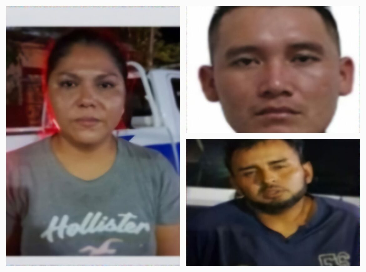 Detienen a tres personas acusadas de extorsionar a un comerciante en Morazán