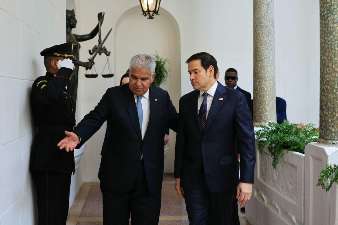 Marco Rubio se reúne con el presidente de Panamá en el inicio de una gira por Centroamérica