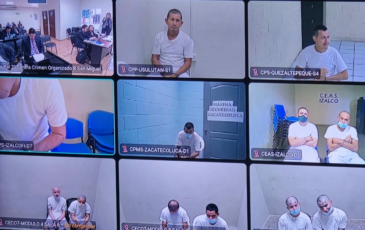 18 pandilleros de la MS enfrentan Vista Pública por delitos cometidos durante el 2015 y 2016