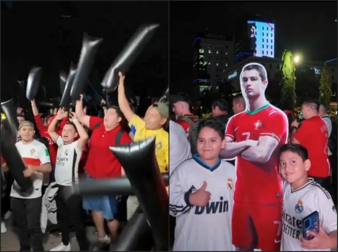 Salvadoreños celebran el cumpleaños de Cristiano Ronaldo