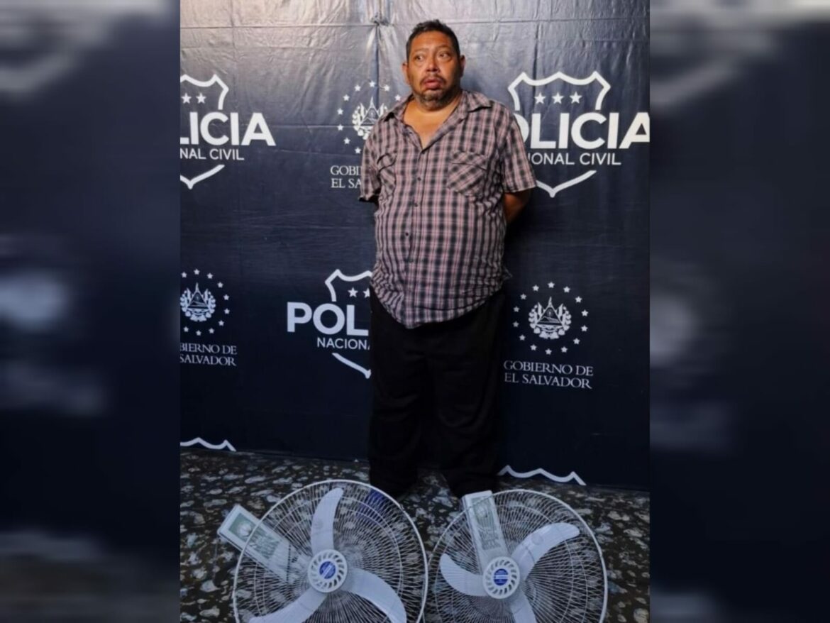 Capturan a delincuente que hurtó ventiladores y herramientas en la colonia Santa Lucía, Ilopango