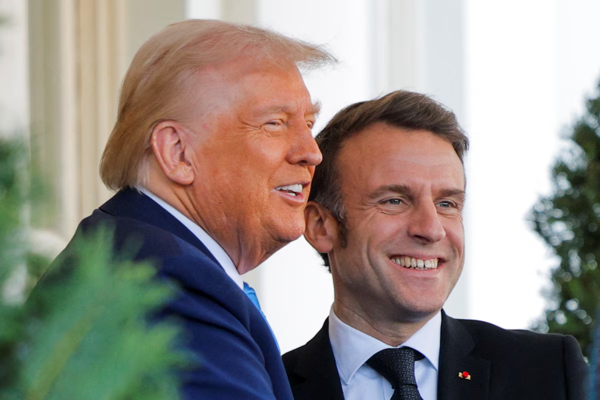 Trump aseguró que la guerra en Ucrania podría terminar “en semanas” y Macron pidió una “paz sólida y duradera”
