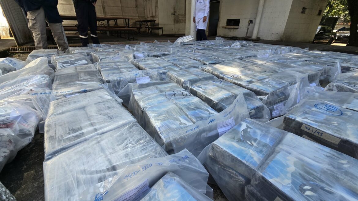 Destruyen 1,795 kilos de cocaína valorados en $45,126,300