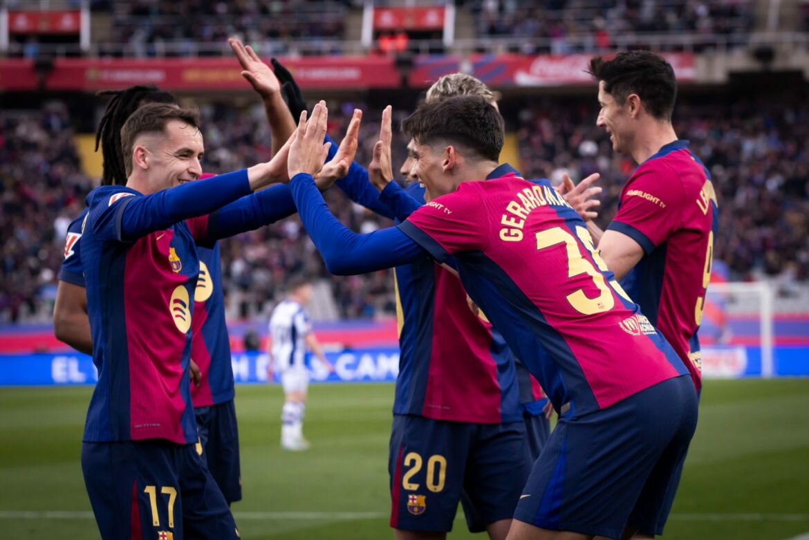 El Barça castiga a la Real Sociedad y se convierte en nuevo líder del fútbol español