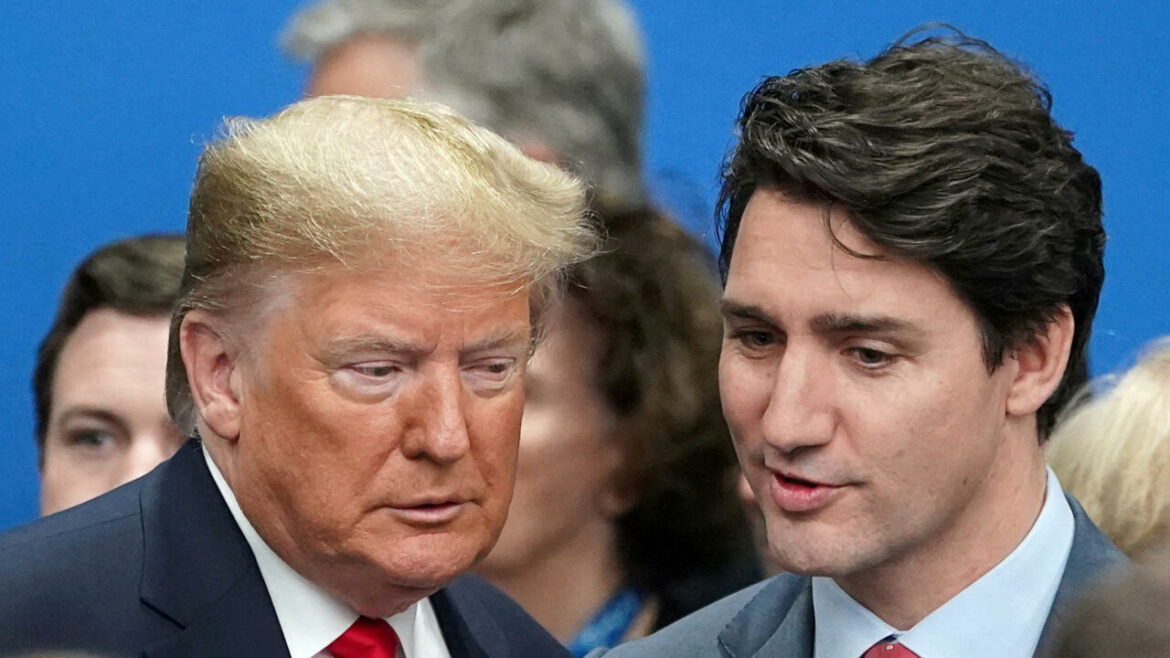 Trudeau y Trump sostienen “agitada” llamada sobre la guerra comercial entre EEUU y Canadá