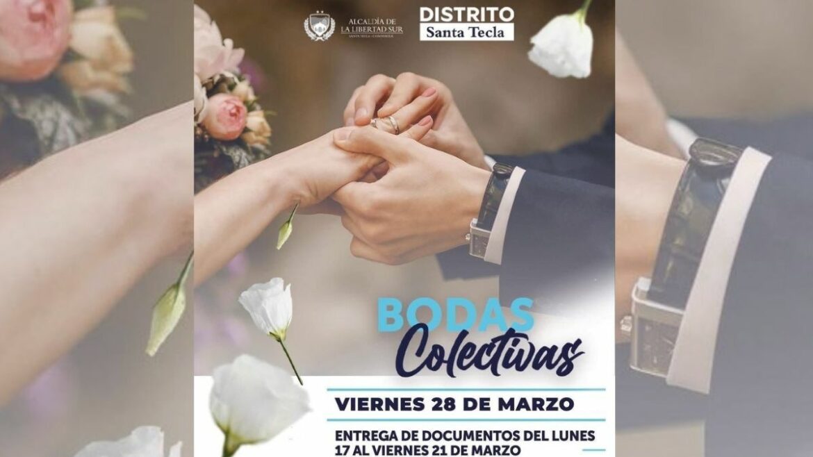 La Libertad Sur se prepara para nuevas historias de amor con bodas colectivas