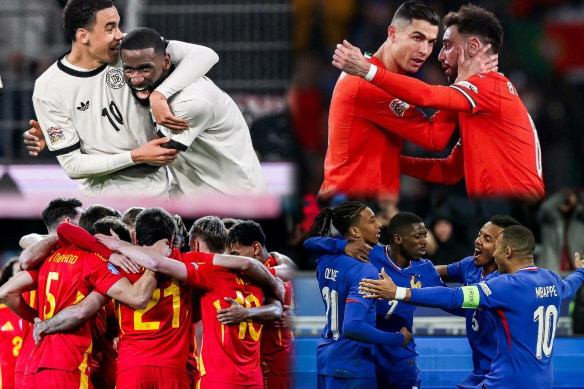 Fiesta de prórrogas en Europa: Portugal, Alemania, España y Francia avanzan a las semifinales de la UEFA Nations League