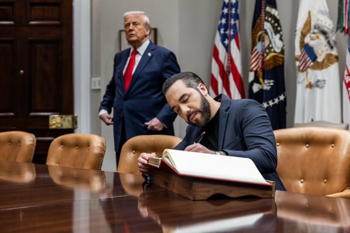 Trump impresionado por su reunión con el presidente Bukele