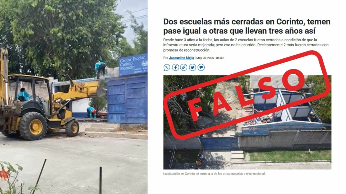 Ministerio de Educación desmiente rumores sobre el cierre de centros educativos en Morazán