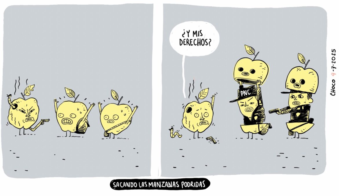 Sacando las manzanas podridas
