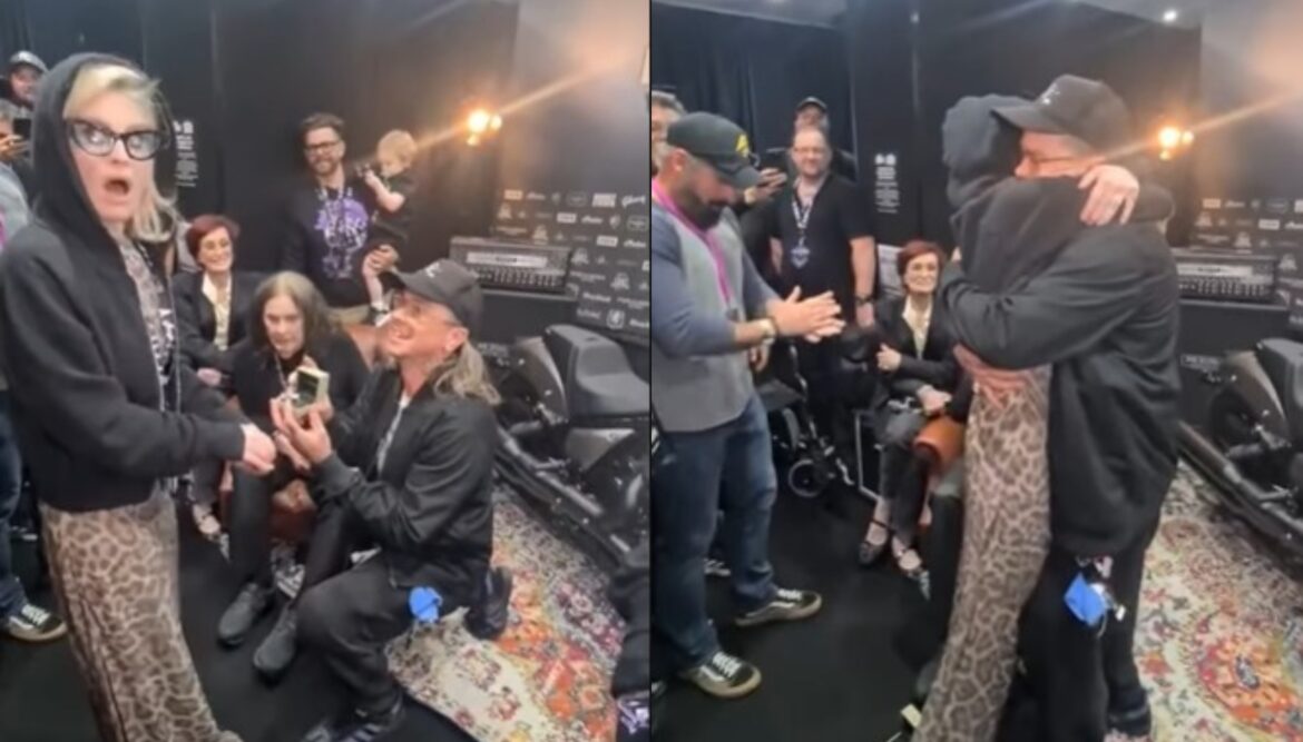 Kelly Osbourne y Sid Wilson se comprometieron en el último concierto de Ozzy Osbourne