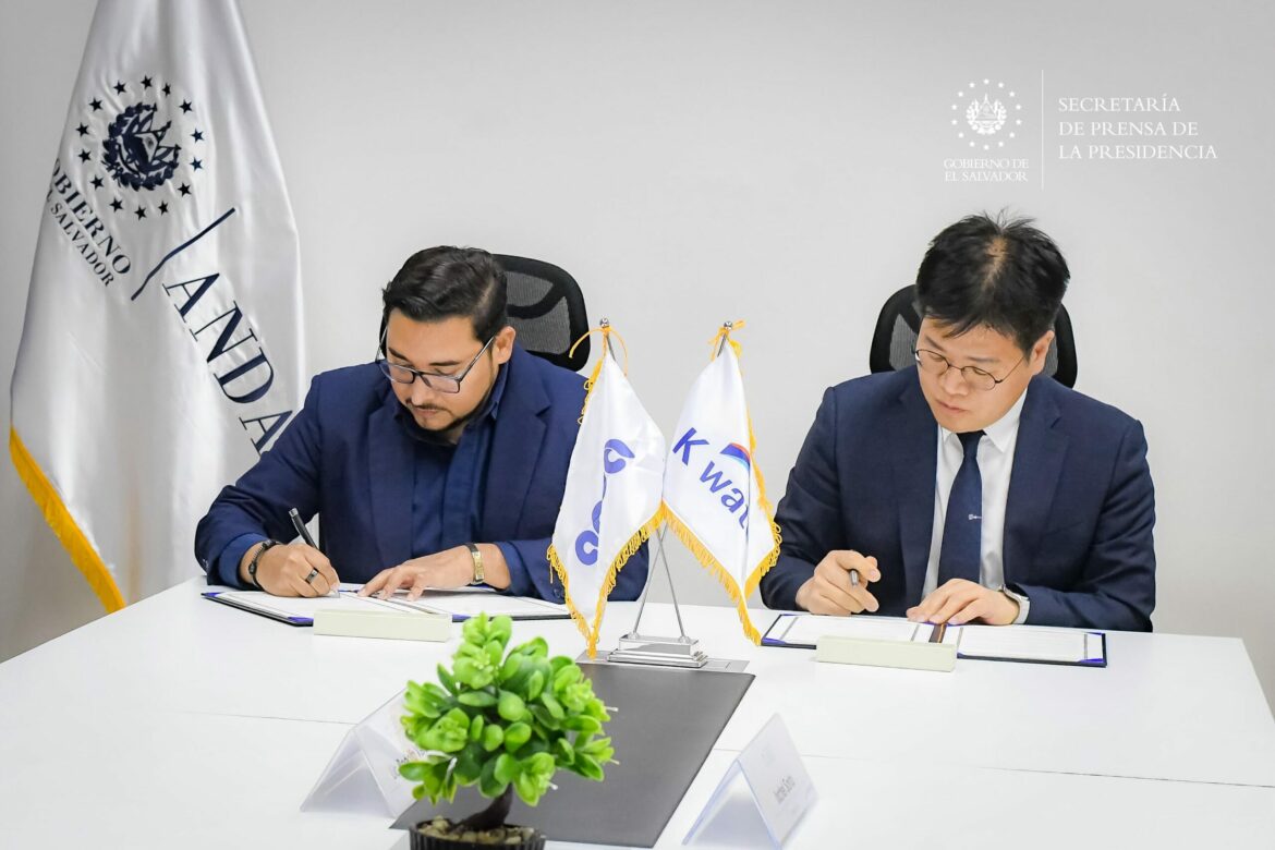 ANDA y K-water firman acuerdo para modernizar el Sistema de Abastecimiento de Agua de Guluchapa