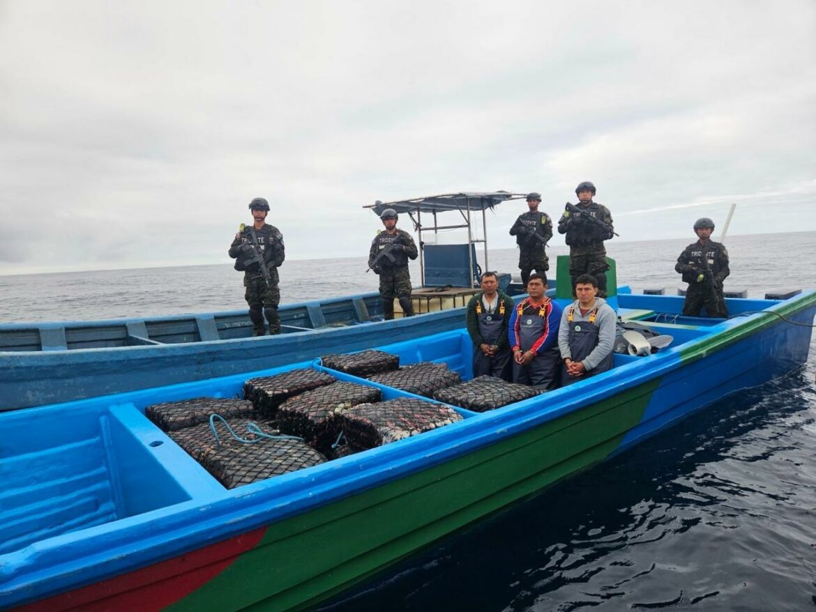 Récord histórico: El Salvador alcanza las 39 toneladas de droga incautadas en alta mar