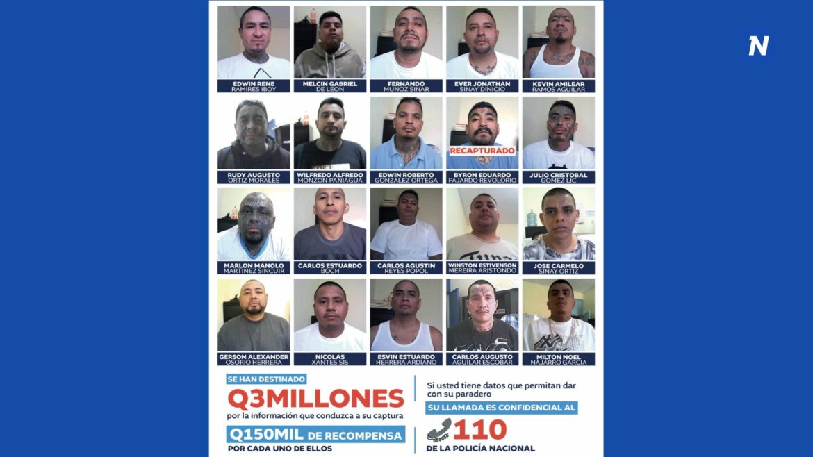 Estados Unidos condena fuga de terroristas del Barrio 18 en Guatemala: “Es totalmente inaceptable”