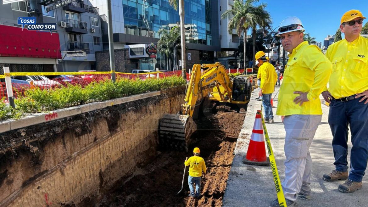 Plazo acelerado: MOP prevé completar obra en la Zona Rosa en menos de cuatro meses