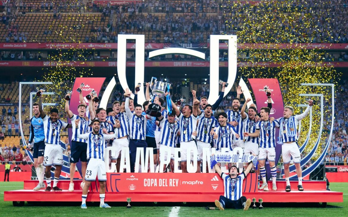 Real Sociedad venció al Atlético de Madrid y se consagró campeón de la Copa del Rey