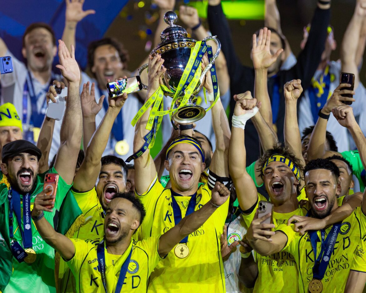 Cristiano Ronaldo conquista su primer título de liga con Al Nassr en Arabia Saudita