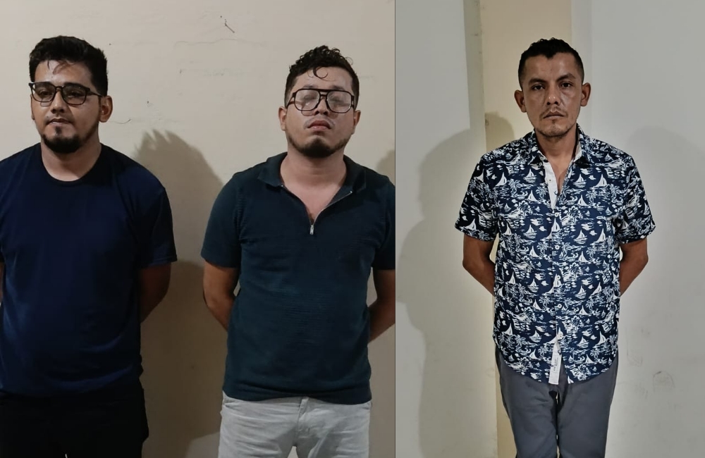 Capturan a tres sujetos acusados de distribuir drogas en colonia Carrillo, San Miguel