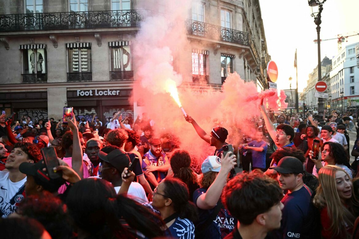 Disturbios en Paris tras victoria del PSG en la Champions League