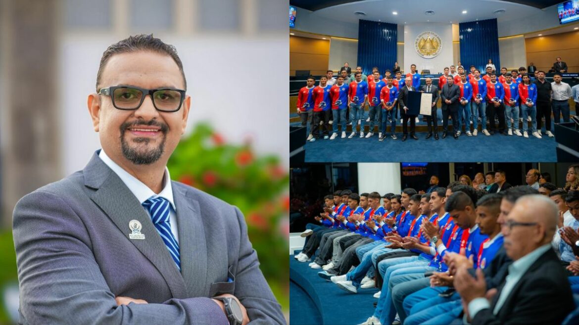 Alcalde Gustavo Acevedo Agradece a la Asamblea Legislativa por Homenaje al C.D. FAS