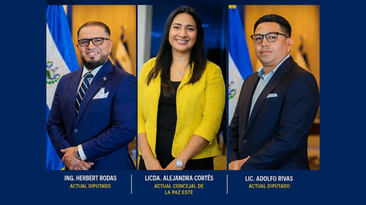 Alejandra Cortez, Herbert Rodas y Adolfo Rivas quedan inscritos como candidatos a NI por La Paz