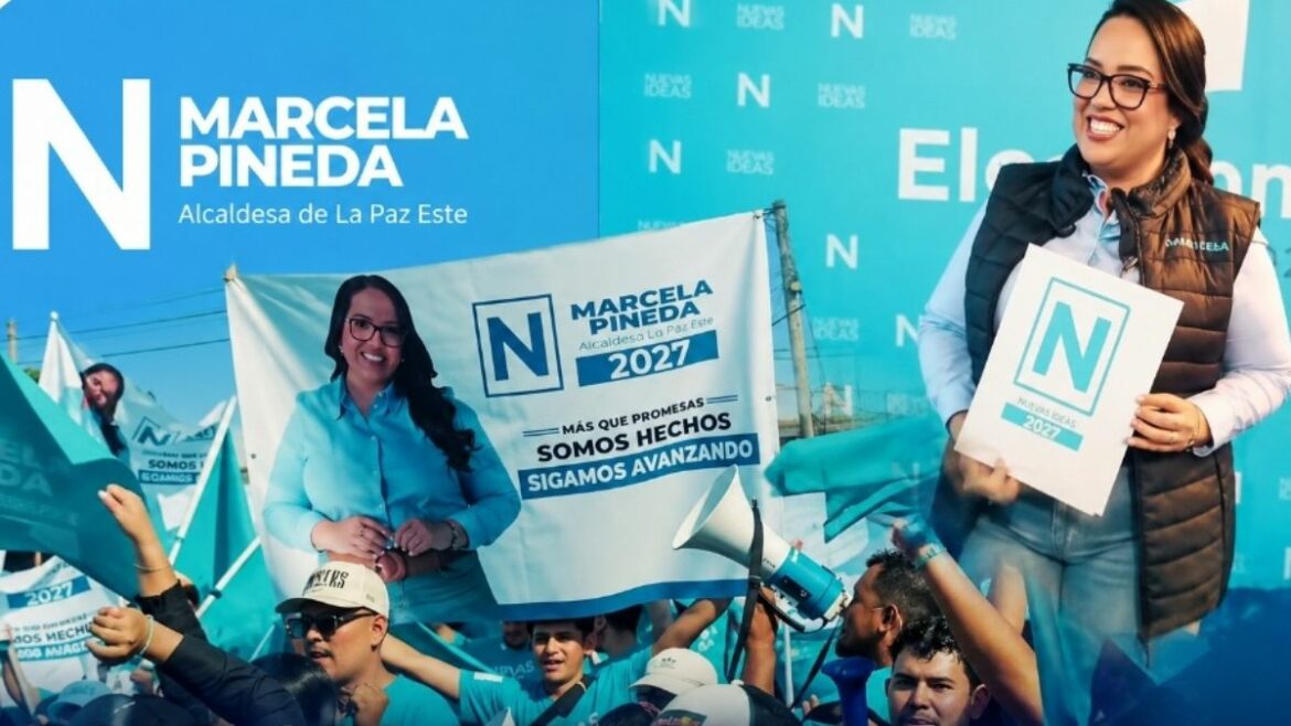 Marcela Pineda es inscrita como candidata a alcaldesa por La Paz Este