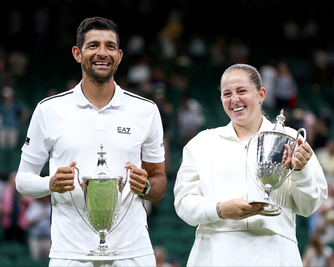 Marcelo Arévalo hace historia al conquistar ayer el título de dobles mixto en Wimbledon 2026