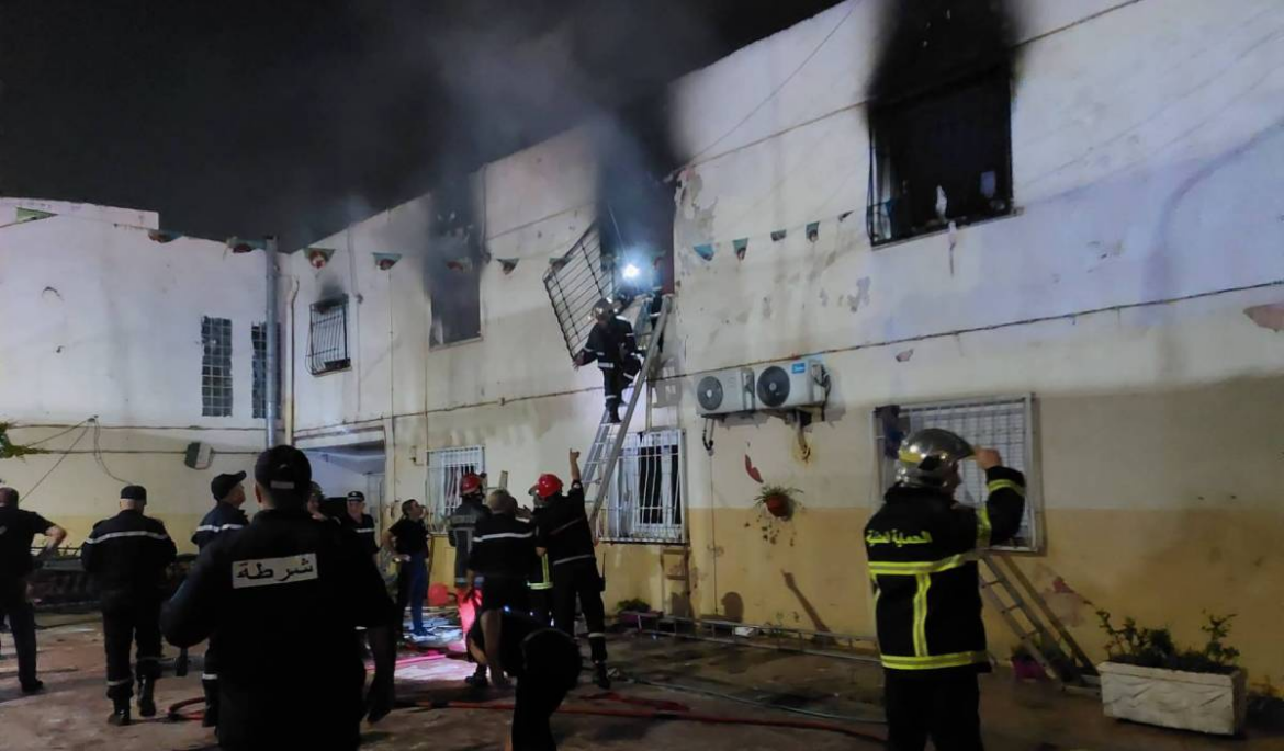 Incendio en orfelinato de Argelia deja al menos 11 fallecidos y 19 heridos